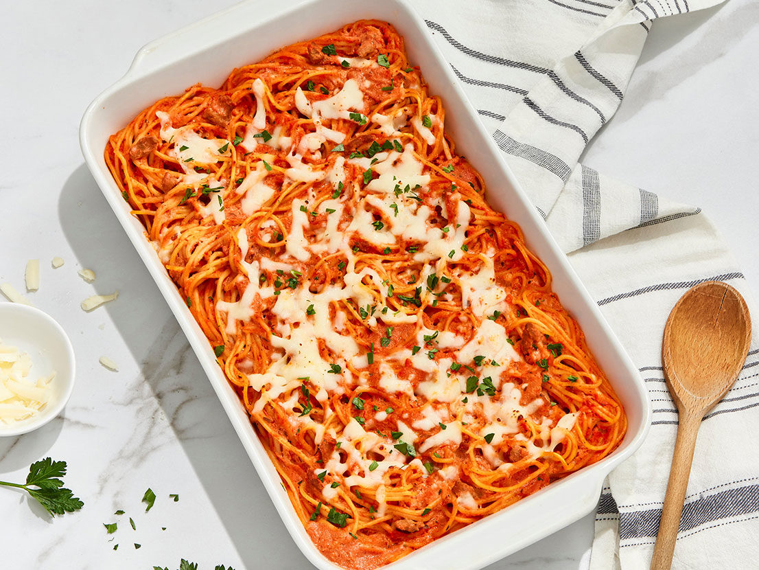 Image of prepared Baked Spaghetti