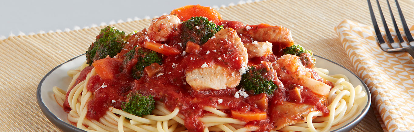 Image of prepared Easy Chicken Vegetable Italiano recipe