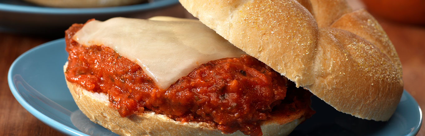 Image of prepared Easy Chicken Parm Sandwiches