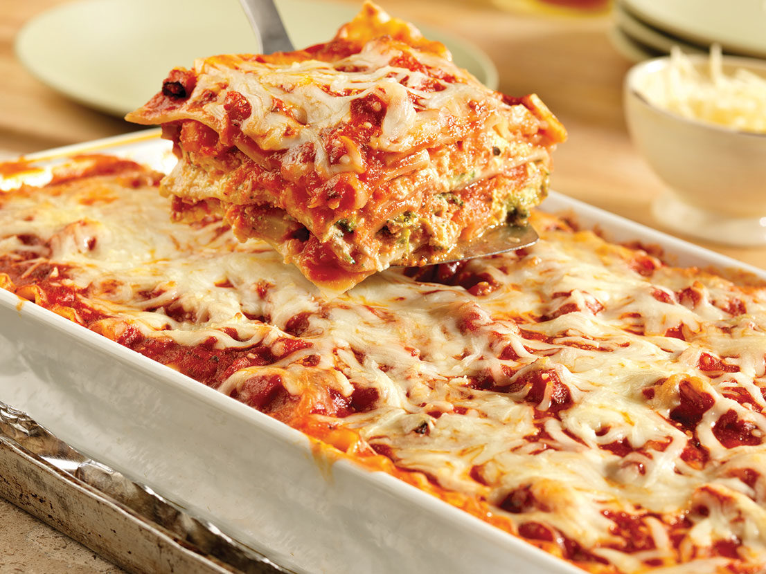 Image of the prepared Garden Vegetable Lasagna recipe