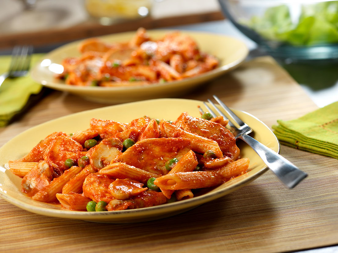 Image of prepared Creamy Vodka Chicken & Penne
