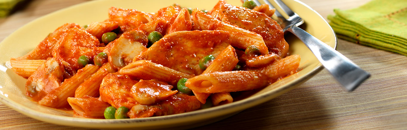 Image of prepared Creamy Vodka Chicken & Penne
