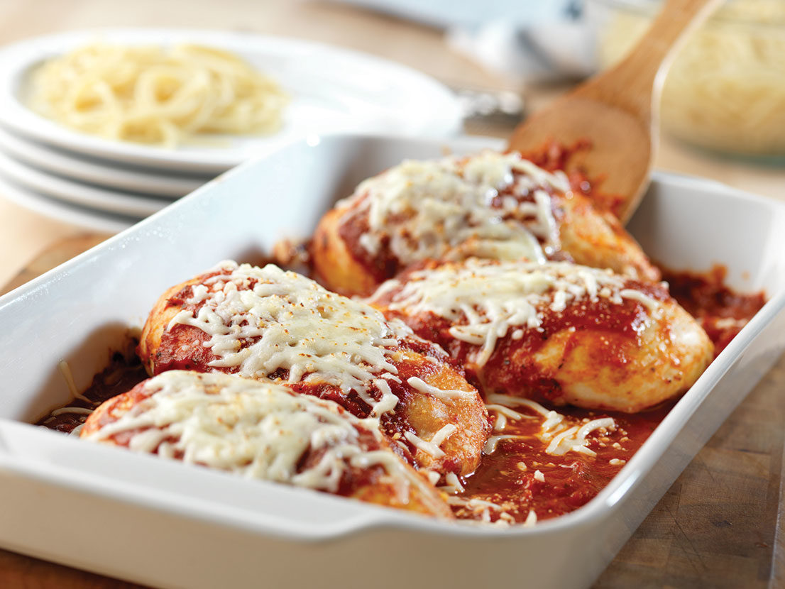 Image of prepared Quick Chicken Parmesan