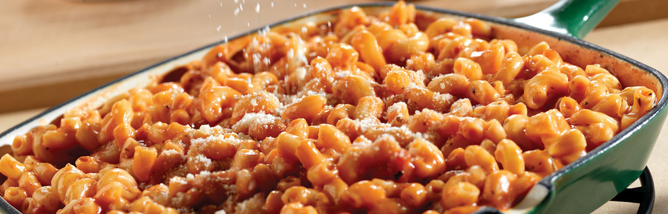 Image of prepared Tomato Mac and Cheese recipe